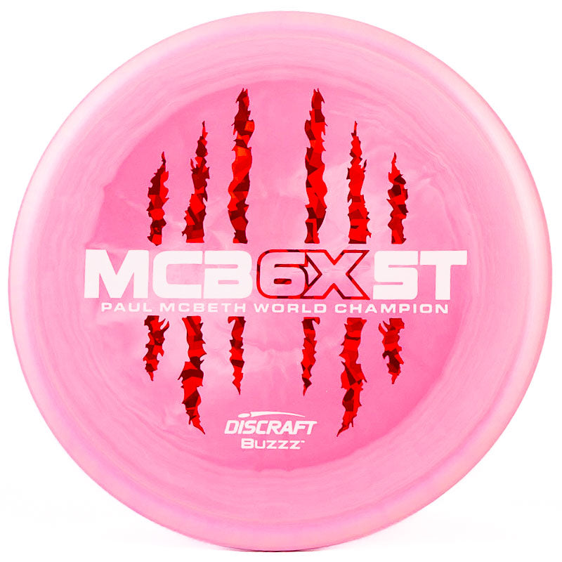 Discraft Paul Mcbeth 6x Claw Mc Beast Buzzz Pink | Red Shatter |  177g+