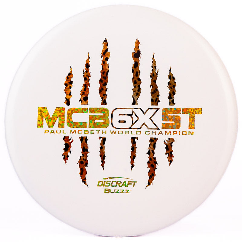 Discraft Paul Mcbeth 6x Claw Mc Beast Buzzz White | Holo Leopard |  177g+