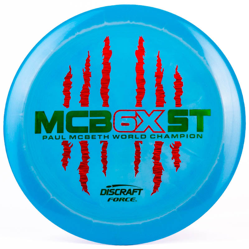 Discraft Paul Mcbeth 6x Claw Mc Beast Force Blue | Red Woodgrain |  173g-174g