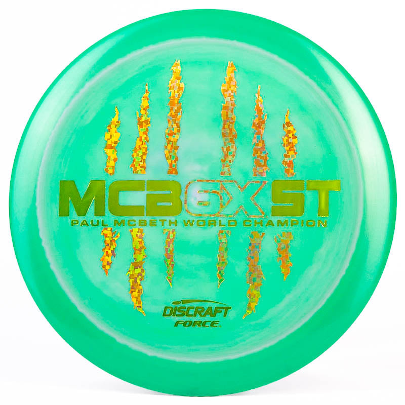 Discraft Paul Mcbeth 6x Claw Mc Beast Force Green | Gold Squares |  170g-172g