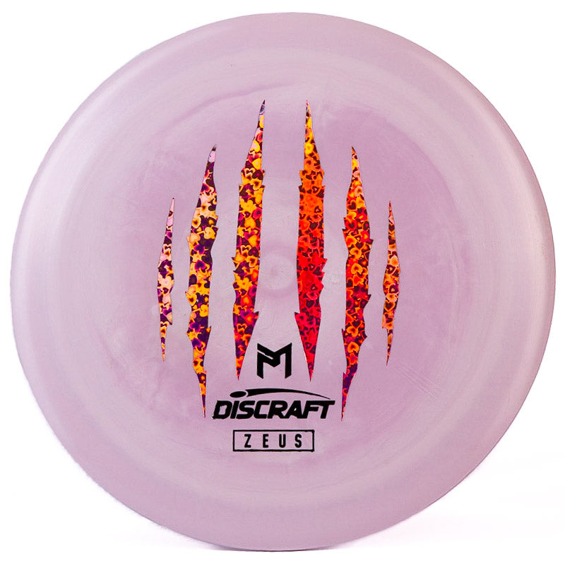 Discraft Paul McBeth 6x Claw Zeus Purple | Pink Hearts |  170g-172g