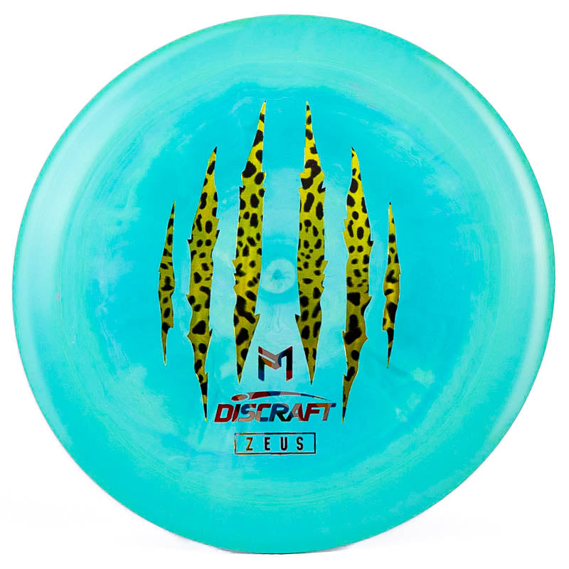 Discraft Paul McBeth 6x Claw Zeus Aqua Blue | Wonderbread |  170g-172g