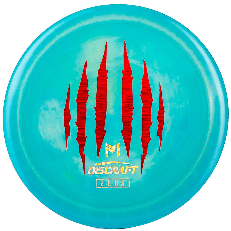 Discraft Paul McBeth 6x Claw Zeus Aqua Blue | Holographic |  173g-174g