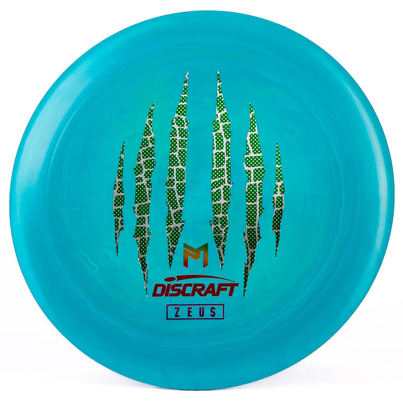 Discraft Paul McBeth 6x Claw Zeus Aqua Blue | Rainbow |  173g-174g