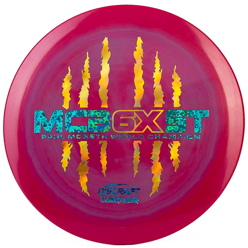 Discraft Paul McBeth 6x McBeast ESP Undertaker Pink Purple | Blue Hearts |  173g-174g