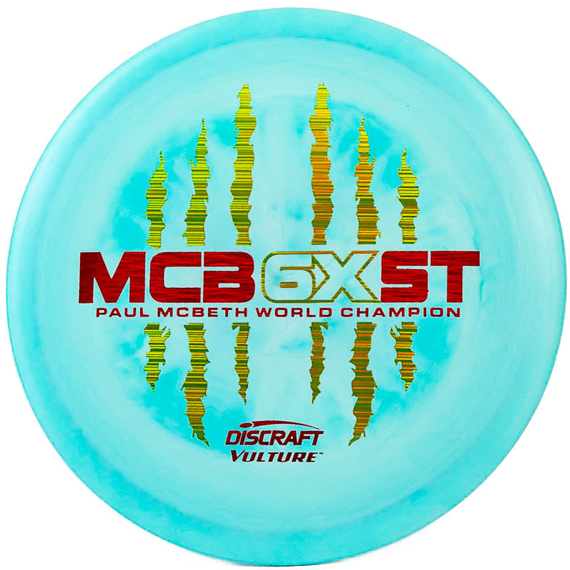 Discraft Paul McBeth 6x McBeast ESP Vulture Aqua Blue | Green Lasers |  175g-176g