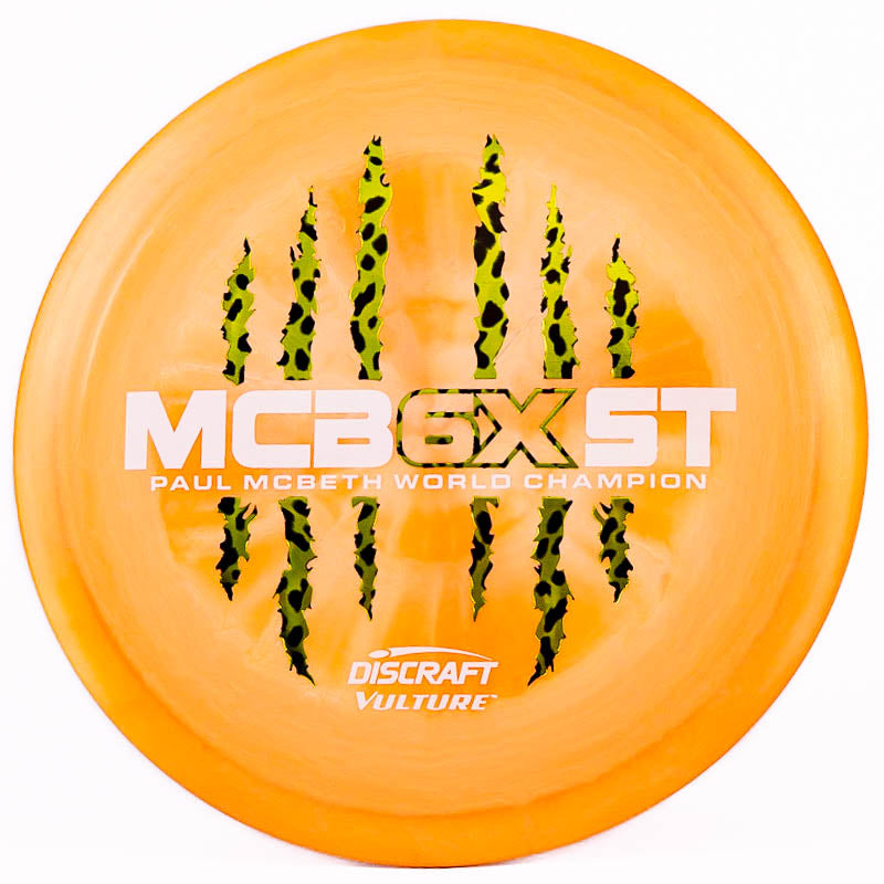 Discraft Paul McBeth 6x McBeast ESP Vulture Orange  | Green Leopard  |  173g-174g