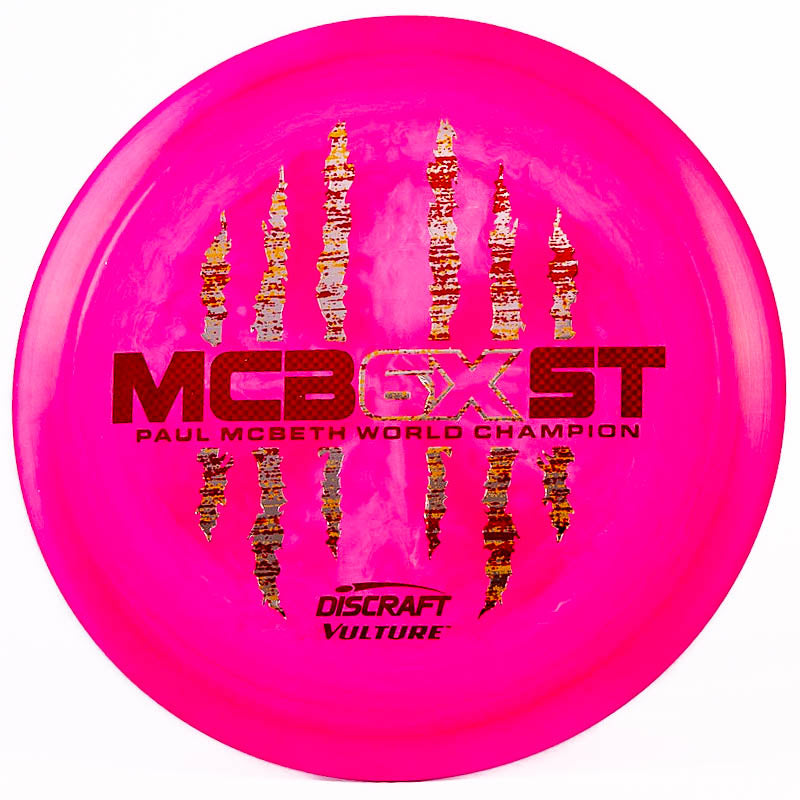 Discraft Paul McBeth 6x McBeast ESP Vulture Pink | Blood Splatter |  173g-174g