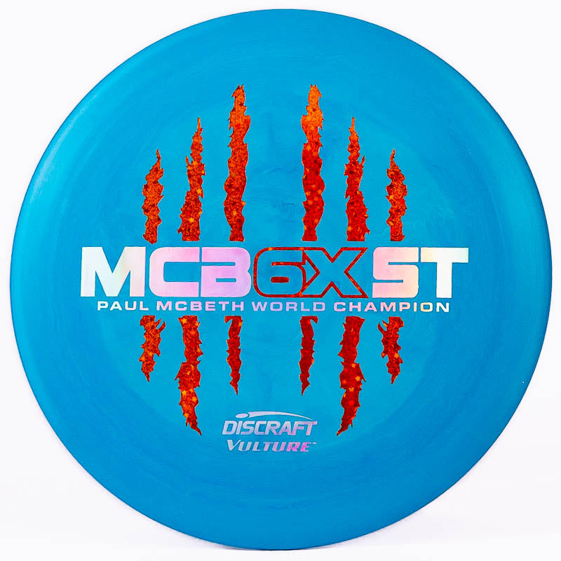Discraft Paul McBeth 6x McBeast ESP Vulture Blue | Bronze Confetti |  173g-174g