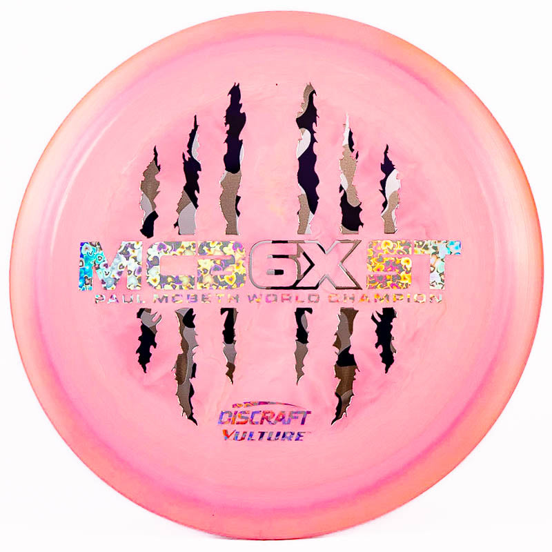 Discraft Paul McBeth 6x McBeast ESP Vulture Pink | Holo Hearts |  173g-174g