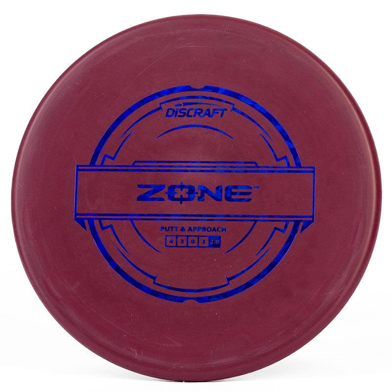Discraft Putter Line Zone Purple | Blue Shatter |  173g-174g