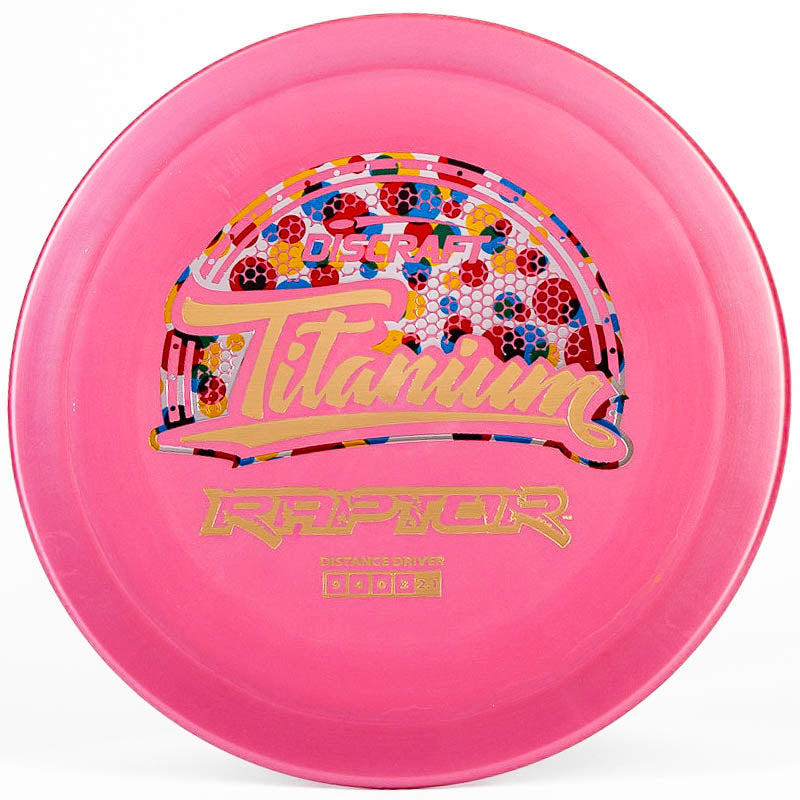 Discraft  Raptor (Titanium) Pink | Wonderbread Gold |  170g-172g