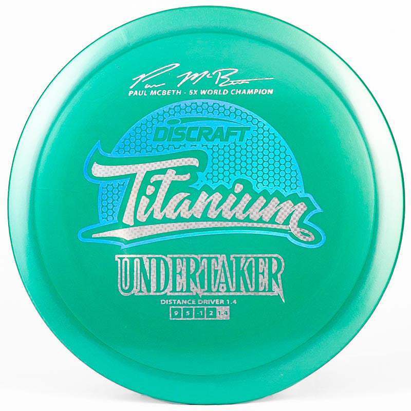 Discraft Titanium Undertaker Green | Blue Holo | 167g-169g