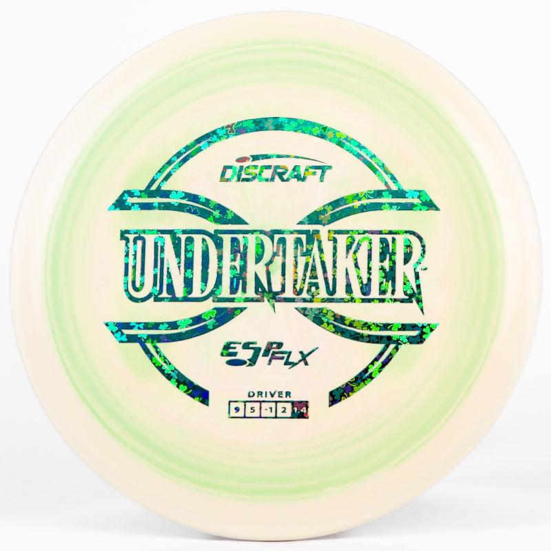 Discraft Undertaker (ESP FLX) Tan Green | Holo Clovers |  173g-174g