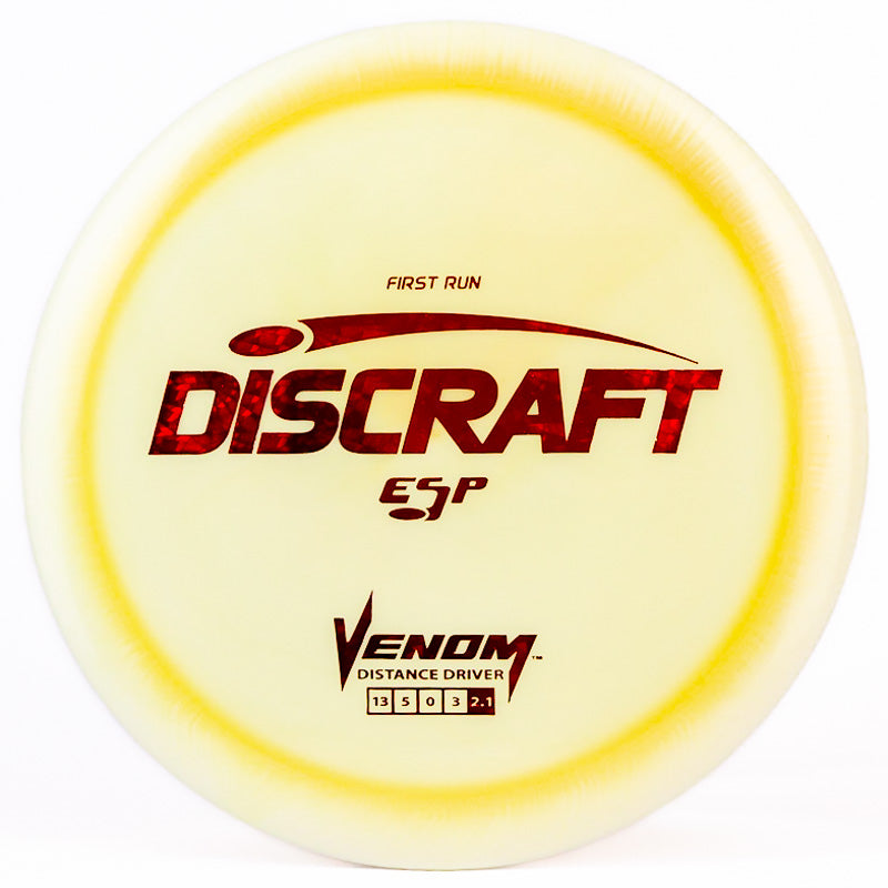 Discraft Venom (ESP) Yellow | Red Shatter (First Run) |  170g-172g
