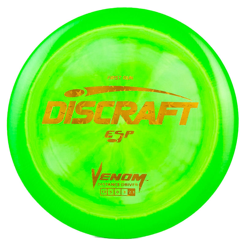 Discraft Venom (ESP) Green | Gold Star (First Run) |  170g-172g
