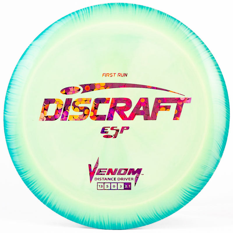 Discraft Venom (ESP) Aqua Green | Holo Flower (First Run) |  170g-172g