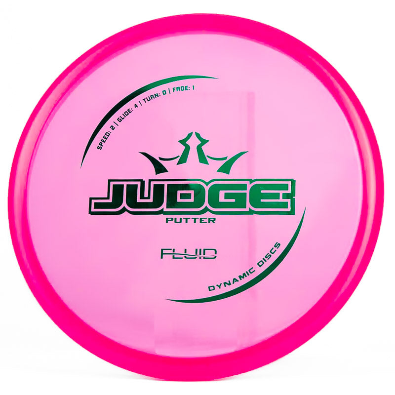 Dynamic Discs Fluid Judge Pink | Green |  173g