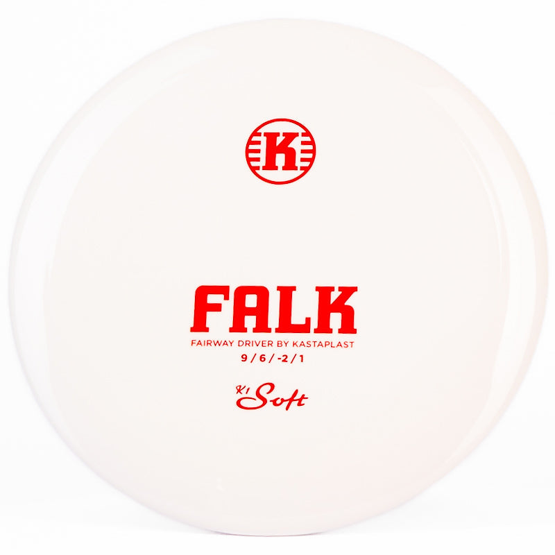 Kastaplast Falk (K1 Soft) White | Red | 173g