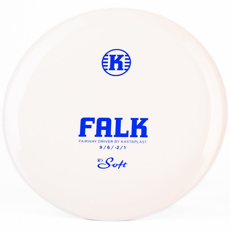 Kastaplast Falk (K1 Soft) White | Blue Shatter | 171g