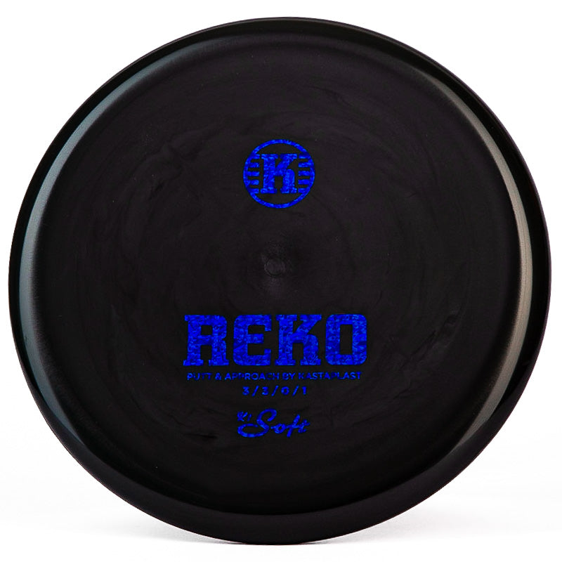 Kastaplast Reko (K1 Soft) Dark Gray | Blue Shatter | 174g